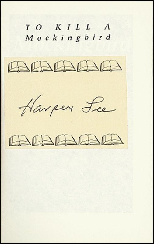 Lot 530 Harper Lee