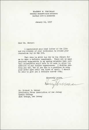 Lot #136 Harry S. Truman - Image 3