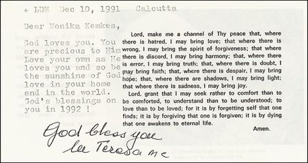 Lot #269 Mother Teresa - Image 1