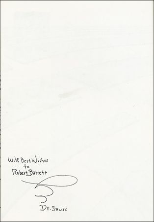 Lot #557 Dr. Seuss - Image 1