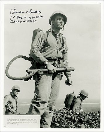 Lot #347 Iwo Jima: Lindberg, Charles - Image 4