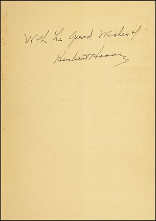 Lot #77 Herbert Hoover - Image 1