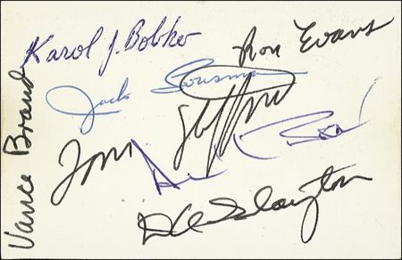 Lot #412 Apollo Astronauts - Image 1