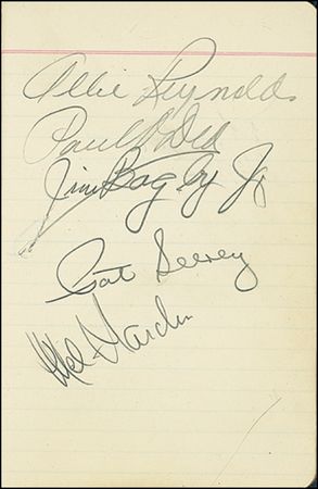 Lot #1202 Baseball Signatures - Image 1