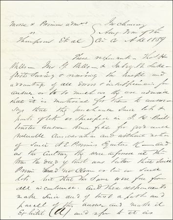 Lot #98 Abraham Lincoln: Herndon, William H. - Image 2