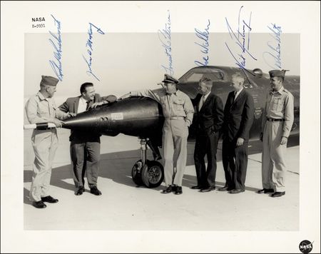 Lot #414 Neil Armstrong and X-15 Pilots - Image 1