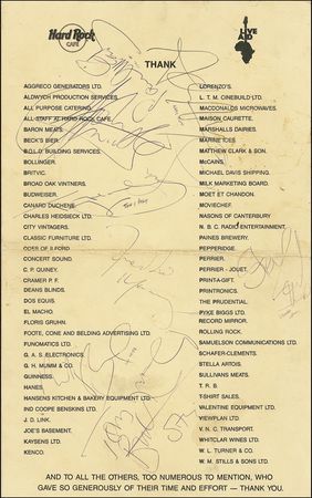 Lot #729 Live Aid - Image 1