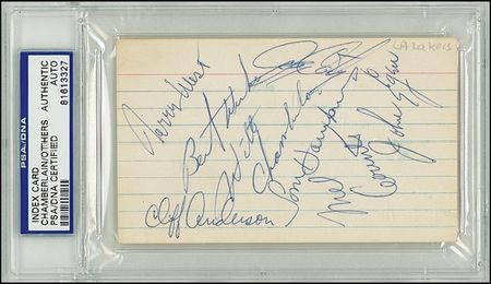 Lot #1396 Los Angeles Lakers - Image 1