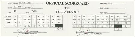 Lot #1574 Tiger Woods and Jack Nicklaus - Image 1