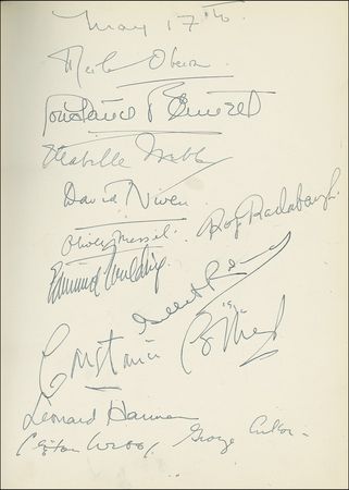 Lot #1071 Cole Porter: Guest Book - Image 1