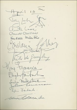 Lot #1071 Cole Porter: Guest Book - Image 4
