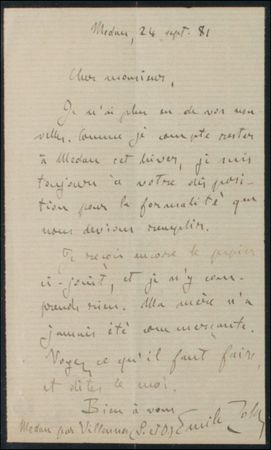 Lot #577 Emile Zola - Image 2