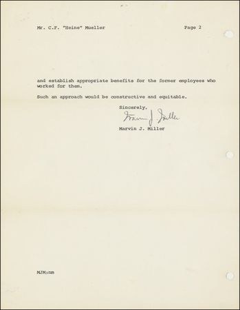 Lot #1420 Marvin Miller - Image 1
