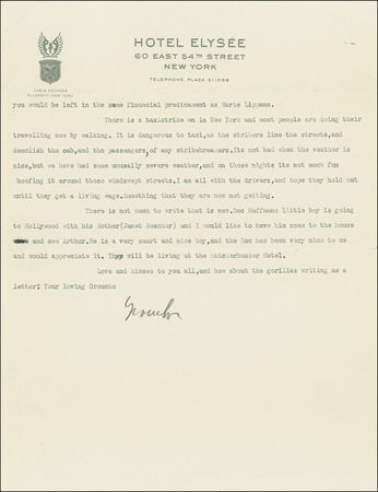 Lot #1033 Groucho Marx - Image 1