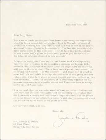 Lot #89 Jacqueline Kennedy - Image 2