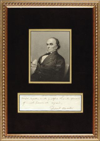 Lot #327 Daniel Webster - Image 1