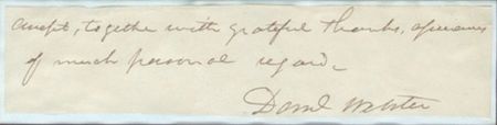 Lot #327 Daniel Webster - Image 2
