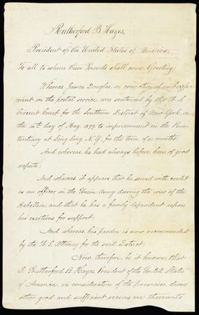Lot #74 Rutherford B. Hayes - Image 1