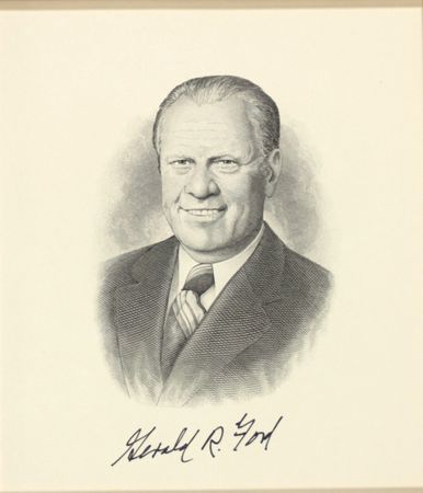 Lot #58 Gerald Ford - Image 2