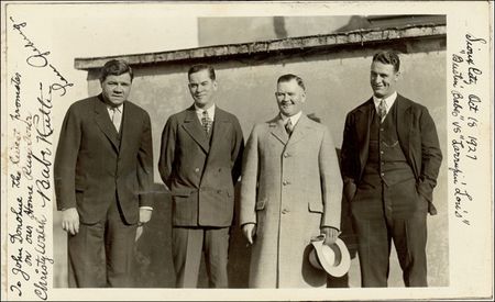 Lot #1509 Babe Ruth and Lou Gehrig - Image 1