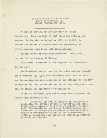 Lot #840 Desi Arnaz - Image 2
