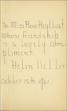 Lot #248 Helen Keller - Image 1