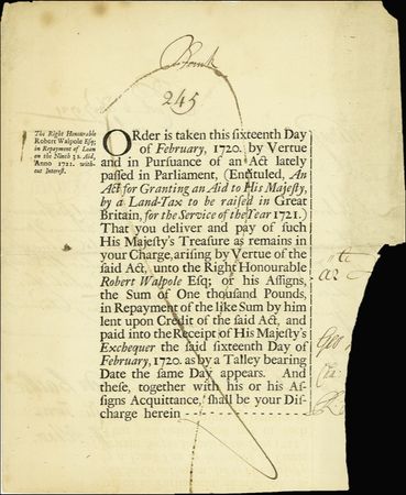 Lot #324 Robert Walpole - Image 2