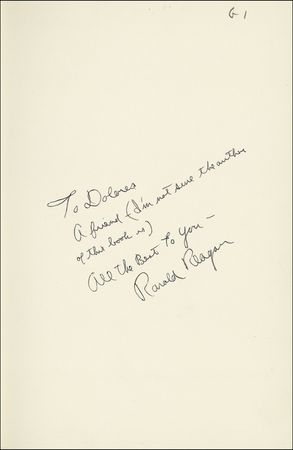 Lot #123 Ronald Reagan - Image 1