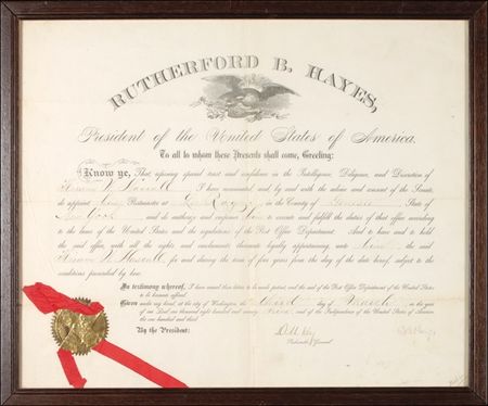 Lot #76 Rutherford B. Hayes - Image 1