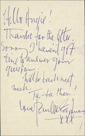 Lot #642 Beatles: McCartney, Paul - Image 1