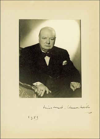 Lot #182 Winston and Clementine Churchill - Image 1