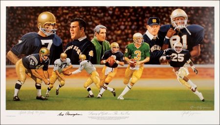 Lot #1445 Notre Dame: Bertelli and Parseghian - Image 1