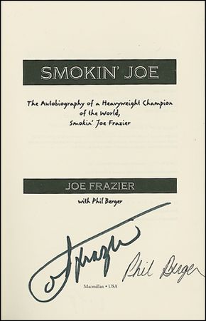 Lot #1316 Joe Frazier and George Foreman - Image 2