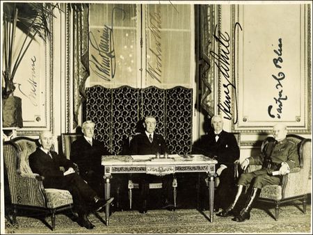 Lot #326 World War I: Treaty of Versailles - Image 1