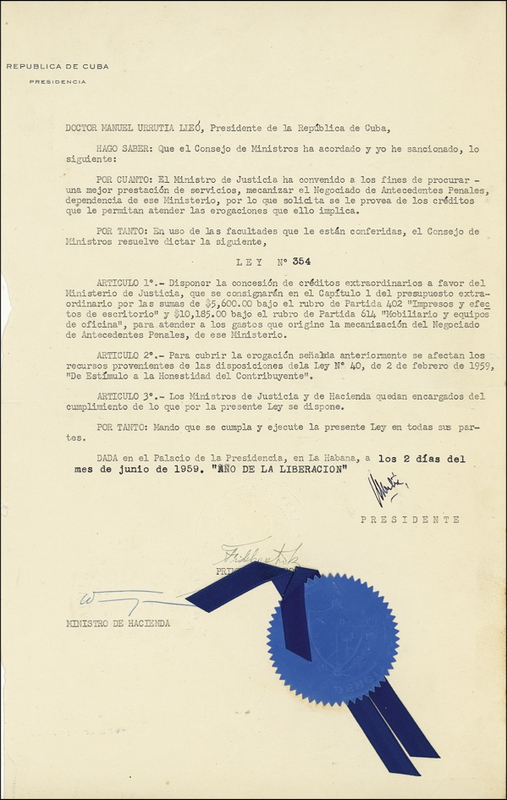 Lot 106 Fidel Castro