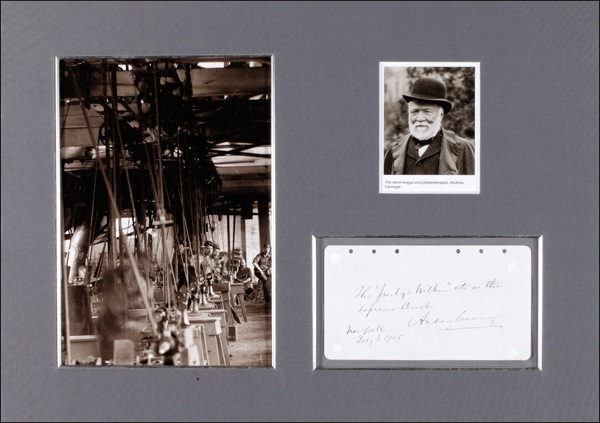 Lot 105 Andrew Carnegie