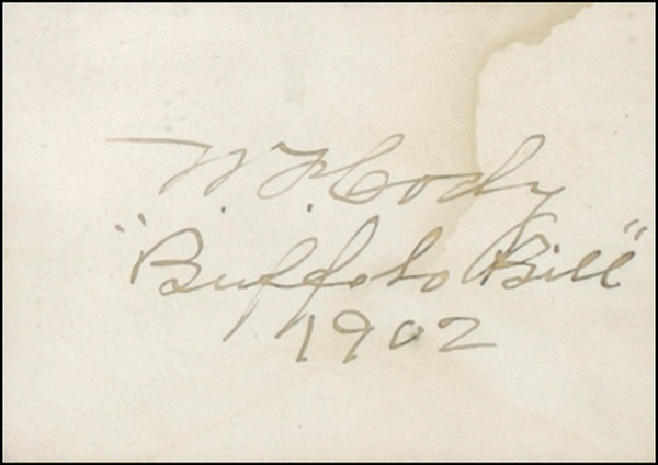 Lot 114 William F. “Buffalo Bill” Cody