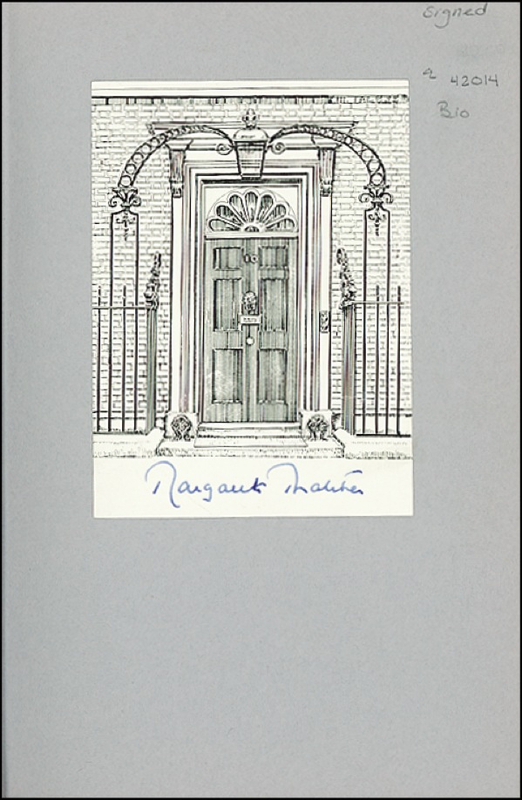 Lot 211 Margaret Thatcher