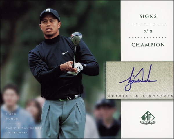 Lot 1531 Tiger Woods