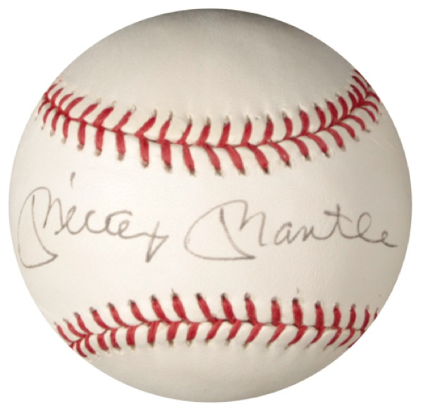 Lot 1349 Mickey Mantle