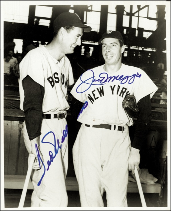 Lot 1515 Ted Williams and Joe DiMaggio