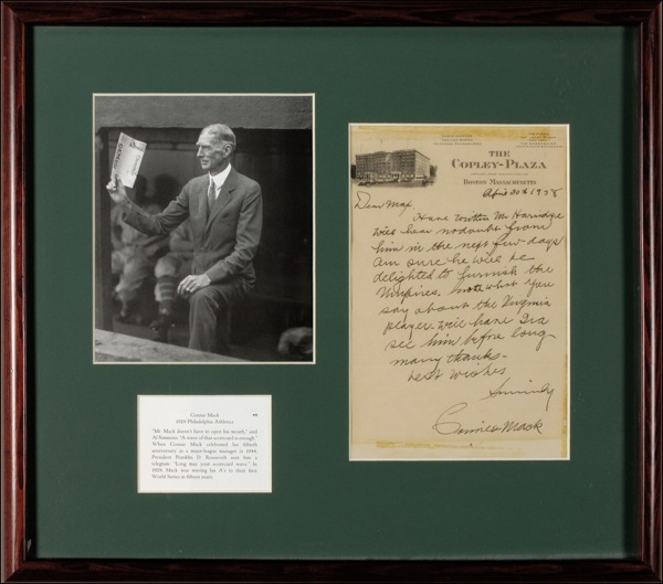 Lot 1345 Connie Mack