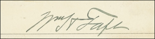 Lot 72 William H. Taft