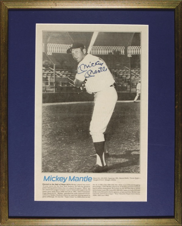 Lot 1350 Mickey Mantle