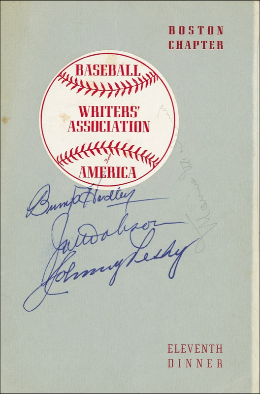 Lot 1479 Sports Writers Dinner