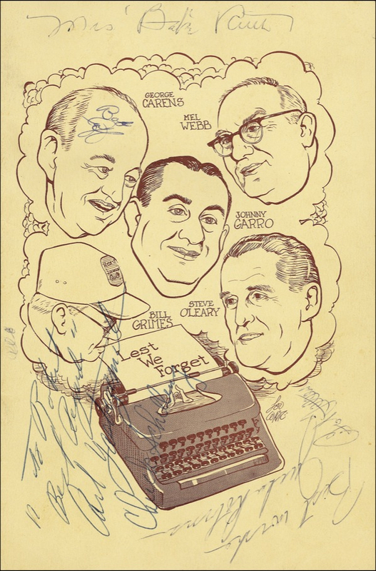 Lot 1480 Sports Writers Dinner