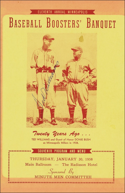 Lot 1522 Ted Williams