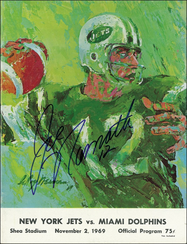 Lot 1381 Joe Namath