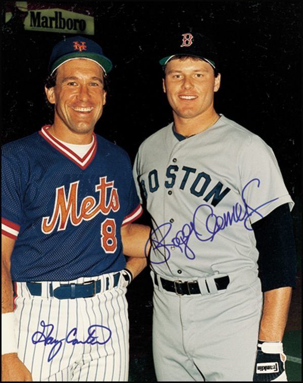 Lot 1202 Roger Clemens and Gary Carter