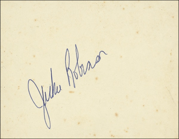 Lot 1435 Jackie Robinson
